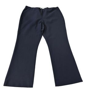 Vince Womens XL Gray Stretch Cotton Blend Straight Crop Preppy Trousers Pants